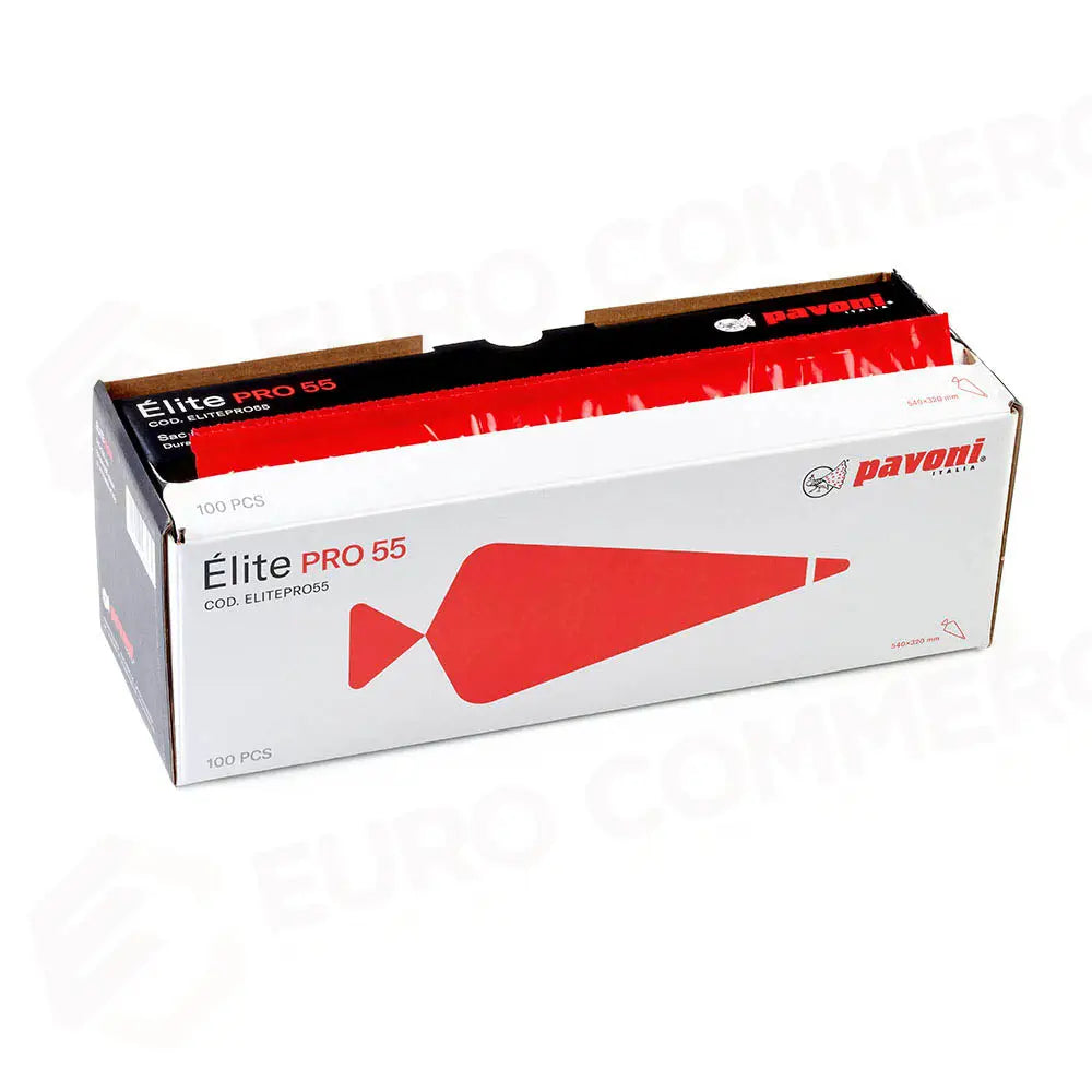 SAC À POCHE MONOUSO DIM. 550×320 MM SPESSORE 80 MICRON PZ PER SCATOLA N° 100 - ELITEPRO55 - PAVONI ITALIA