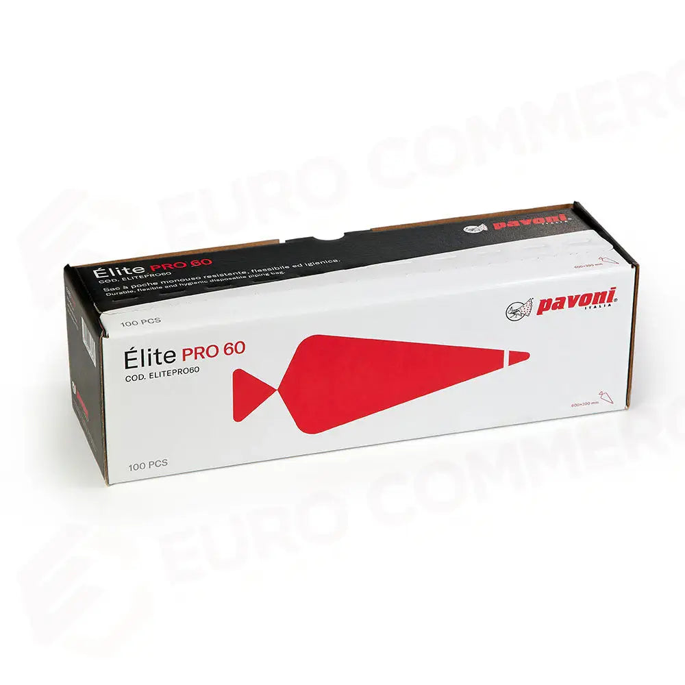 SAC À POCHE MONOUSO DIM. 620×390 MM SPESSORE 80 MICRON PZ PER SCATOLA N° 100 - ELITEPRO60 - PAVONI ITALIA