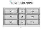 SALADETTE ATOSA ESL3800-GR 2 ANTE CON COPERCHIO COPRINGREDIENTI - 4 X GN 1/1 - ESL3800-GR - ATOSA