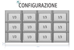 SALADETTE ATOSA ESL3850-GR 3 ANTE CON COPERCHIO COPRINGREDIENTI - 4 X GN 1/1 - ESL3850-GR - ATOSA