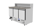 SALADETTE ATOSA ESL3854-GR 3 ANTE CON PORTACONDIMENTI - 8 X GN 1/6 - ESL3854-GR - ATOSA