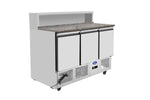 SALADETTE ATOSA ESL3858-GR 3 ANTE CON PORTACONDIMENTI - 7 X GN 1/3 - ESL3858-GR - ATOSA