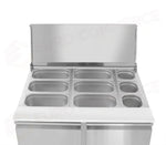 SALADETTE A DUE PORTE 300L ARKTIC 230V/310W 912X702X(H)888MM - 232804