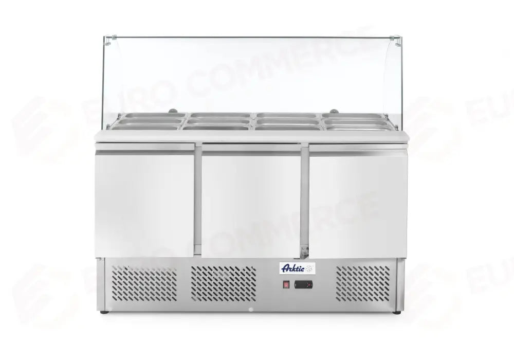 SALADETTE A TRE PORTE CON VETRINETTA 380L ARKTIC 254L 230V/310W 700X1365X(H)1300MM - 232798
