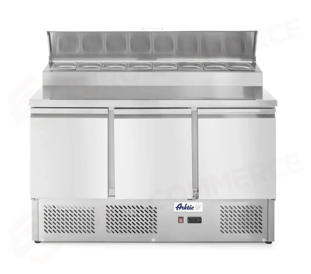 SALADETTE A TRE PORTE CON VETRINETTA GN 380L ARKTIC 230V/310W 1365X702X(H)1265MM - HENDI