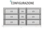 SALADETTE ATOSA ESL3800-GR 2 ANTE CON COPERCHIO COPRINGREDIENTI - 4 X GN 1/1