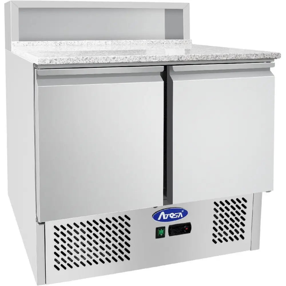 SALADETTE ATOSA ESL3834-GR 2 ANTE CON PORTACONDIMENTI - 4 X GN 1/3 + 1 GN 1/9 - ESL3834-GR - ATOSA