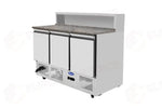 SALADETTE ATOSA ESL3854-GR 3 ANTE CON PORTACONDIMENTI - 8 X GN 1/6