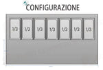 SALADETTE ATOSA ESL3869-GR 3 ANTE CON PORTACONDIMENTI - 7 X GN 1/3
