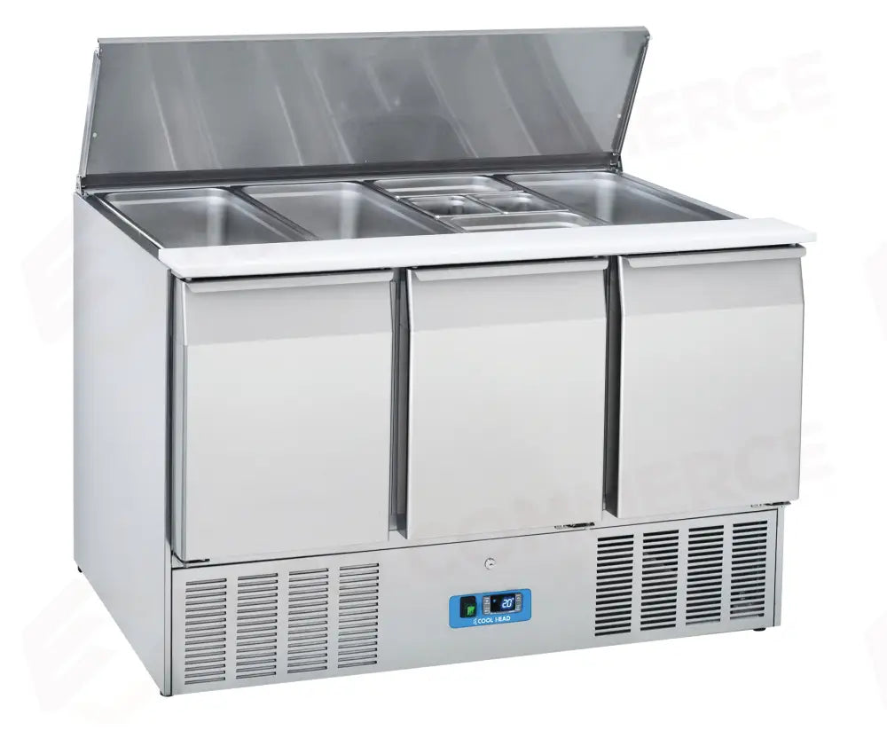 SALADETTE REFRIGERATA  GN1/1 (TOP APRIBILE) +0°/+8°C - CR 93A - COOL HEAD