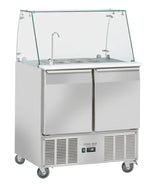 SALADETTE REFRIGERATA GN1/1 (TOP APRIBILE E RUBINETTO) +2°/+10°C - BB 90 - COOL HEAD