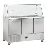 SALADETTE REFRIGERATA GN1/1 (TOP APRIBILE E RUBINETTO) +2°/+10°C - BB 93 - COOL HEAD