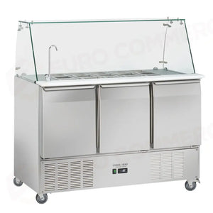 SALADETTE REFRIGERATA GN1/1 (TOP APRIBILE E RUBINETTO) +2°/+10°C - BB 93 - COOL HEAD