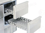 SALADETTE REFRIGERATA GN1/1  (TOP INOX & CASSETTI) +0°/+8°C - CRD 92A - COOL HEAD