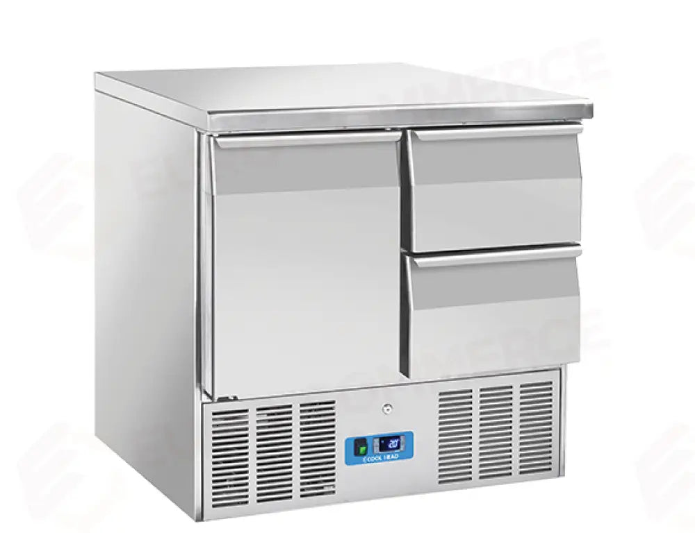 SALADETTE REFRIGERATA GN1/1  (TOP INOX & CASSETTI) +0°/+8°C - CRD 92A - COOL HEAD