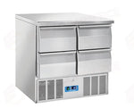 SALADETTE REFRIGERATA GN1/1  (TOP INOX & CASSETTI) +0°/+8°C - CRD 94A - COOL HEAD