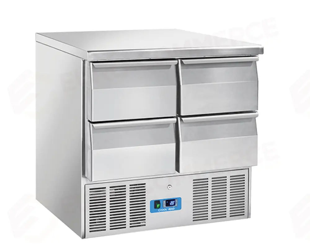 SALADETTE REFRIGERATA GN1/1  (TOP INOX & CASSETTI) +0°/+8°C - CRD 94A - COOL HEAD