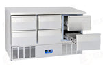 SALADETTE REFRIGERATA GN1/1  (TOP INOX & CASSETTI) +0°/+8°C - CRD 96A - COOL HEAD