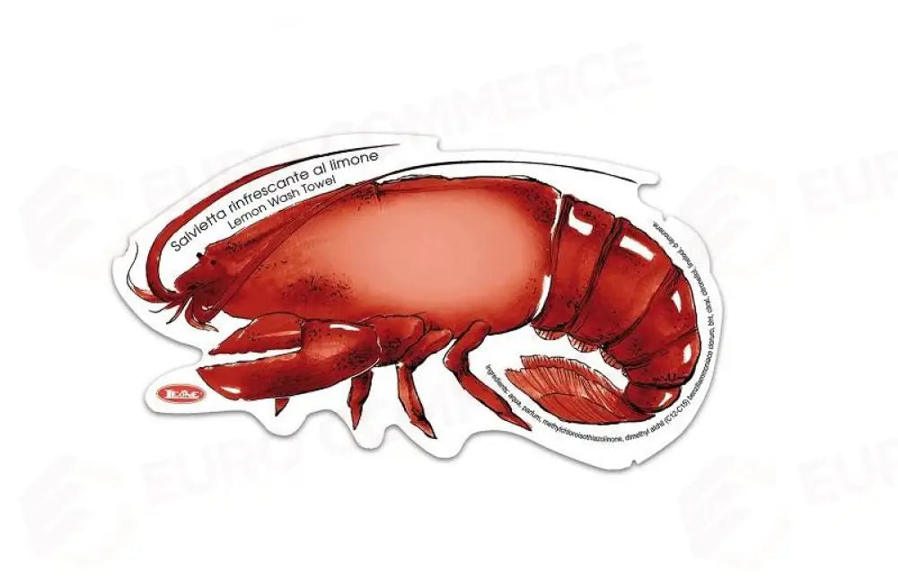 SALVIETTA ASTICE ROSSO - 15X8 CM - T6324.T - LEONE - SALVIETTE