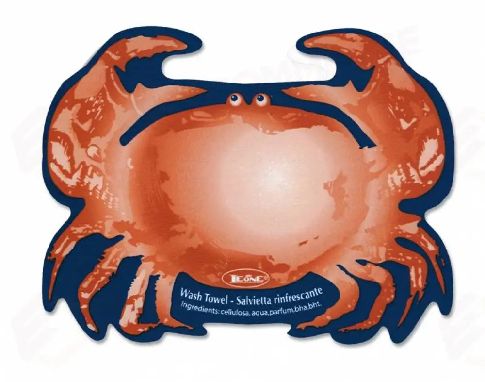 SALVIETTA GRANCHIO ROSSO - 11X7 CM - T6309.T2 - LEONE - SALVIETTE