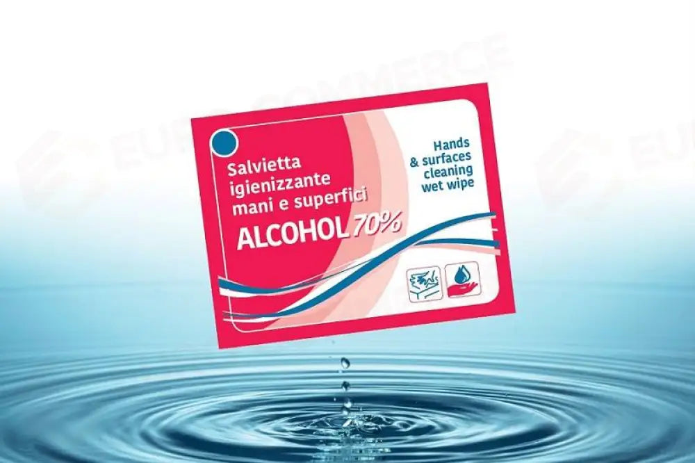 SALVIETTA IGIENIZZANTE MANI - 7X9 CM - T6404 - LEONE - SALVIETTE