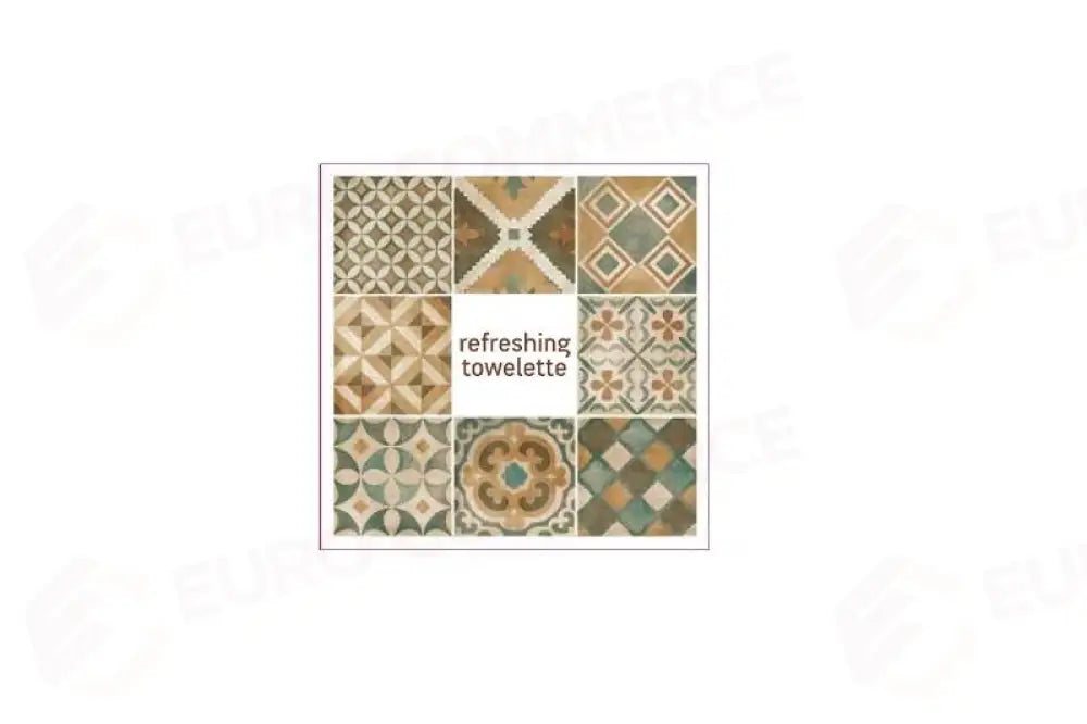 SALVIETTA MOSAICO MOSAICO - 9X9 CM - T6347 - LEONE - SALVIETTE