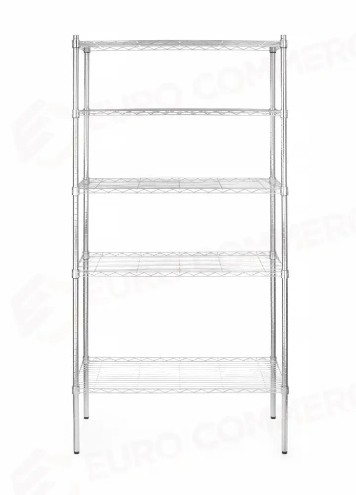 SCAFFALE DI STOCCAGGIO CON 5 RIPIANI HENDI CROMO 910X455X(H)1830MM - 812204