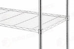 SCAFFALE DI STOCCAGGIO CON 5 RIPIANI HENDI NERO 910X455X(H)1830MM - 812990