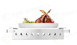 SCALDAPIATTI CON 2 PORTACANDELE HENDI 330X180X(H)65MM - 463000