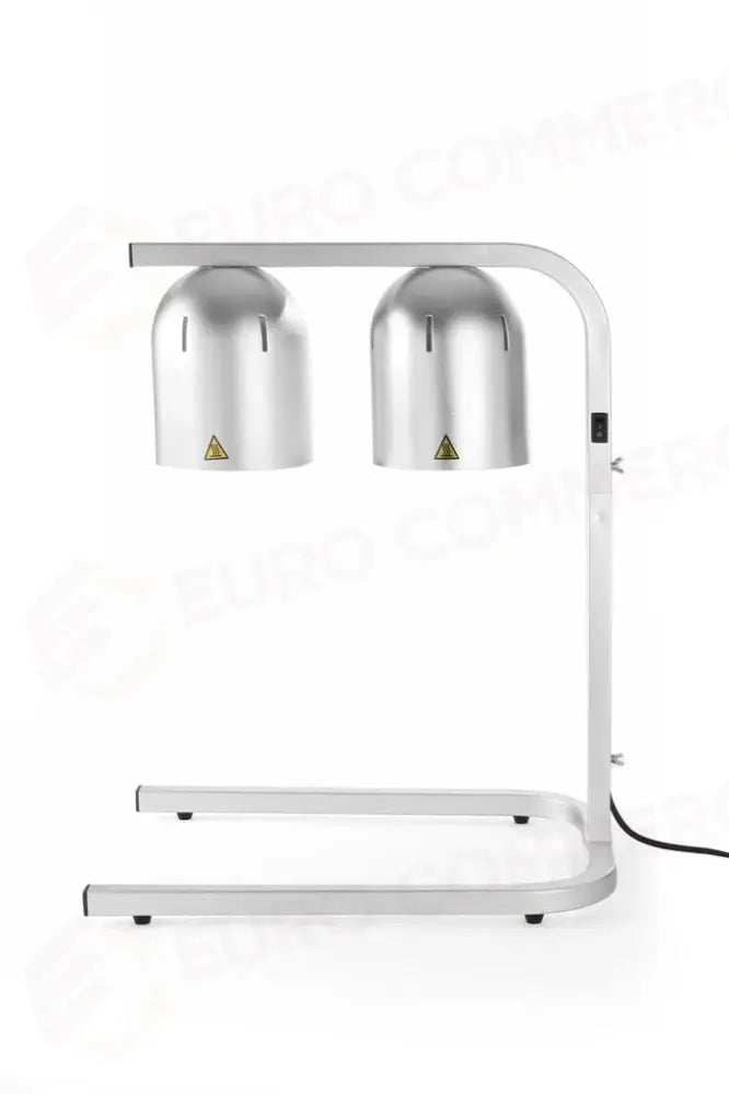 SCALDAVIVANDE A 2 LAMPADE INFRAROSSE 43X36CM ARGENTO 273906 HENDI - 13980007 - MEDRI