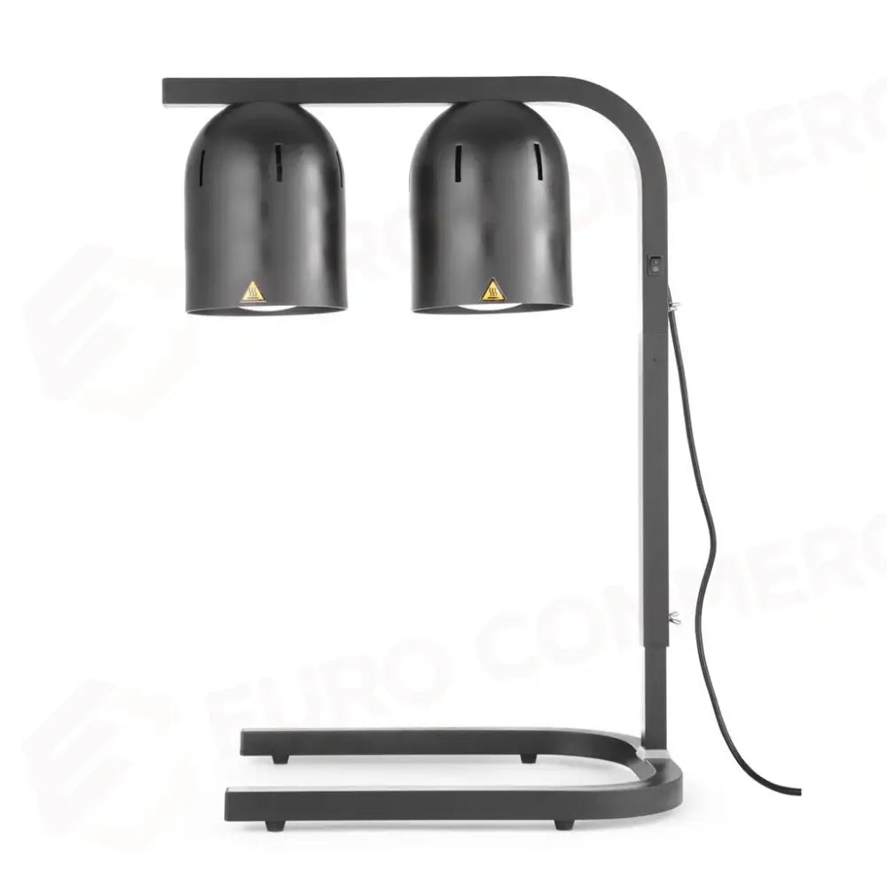 SCALDAVIVANDE A 2 LAMPADE INFRAROSSE 43X36CM NERO 273193 HENDI - 13980008 - MEDRI