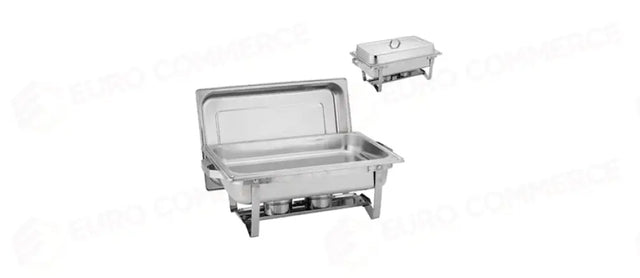 SCALDAVIVANDE INOX C/FOR.RETTANGOLARE 62X35,5H - 135513 - MORINI