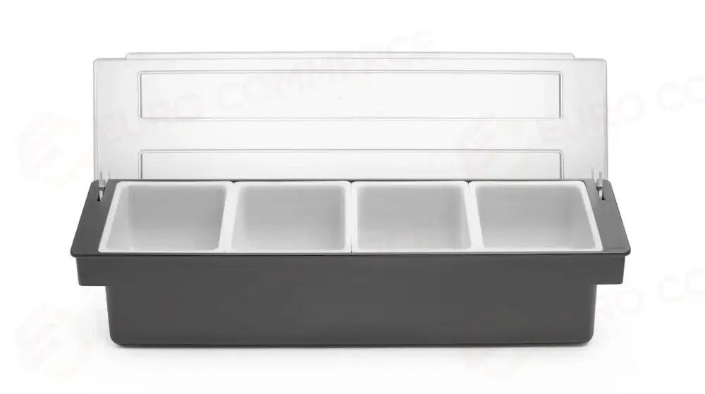 SCATOLA DEGLI INGREDIENTI – 4 CONTENITORI BARUP 480X150X(H)100MM - HENDI