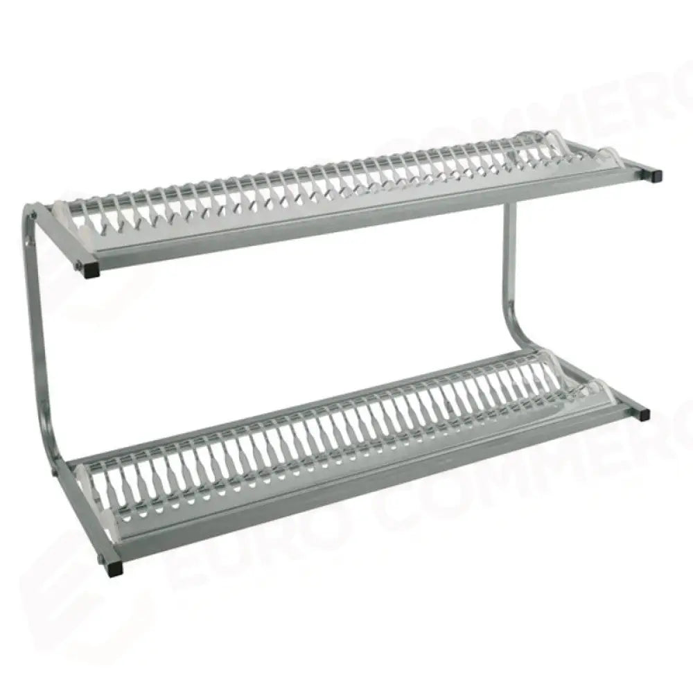 SCOLAPIATTI E BICCHIERI PENSILE 2 PIANI SCOLAPIATTI CM 83 - 5052 - METALCARRELLI - CARRELLI