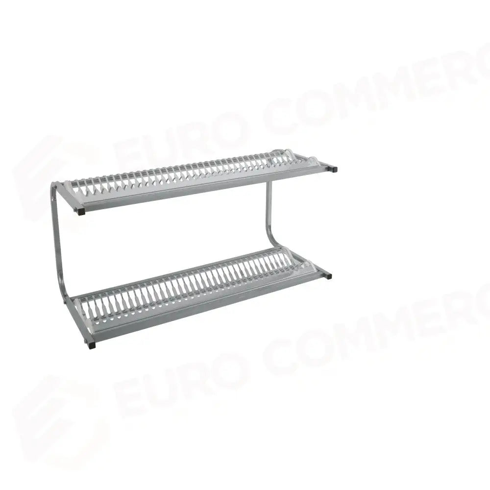 SCOLAPIATTI E BICCHIERI PENSILI 2 PIANI SCOLAPIATTI CM 83 - 5062 - METALCARRELLI - CARRELLI