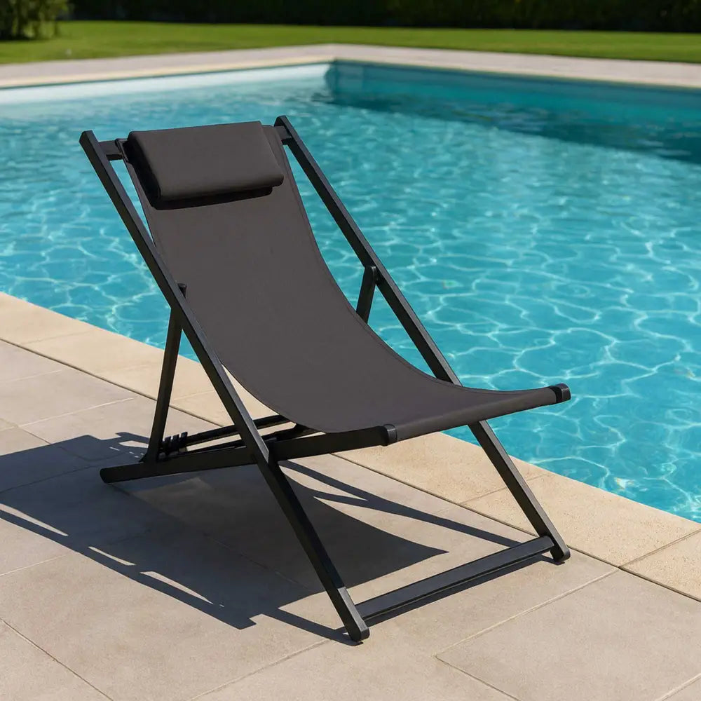 SDRAIO ALLUMINIO E TEXTILENE SULLIVAN ANTRACITE CM96X58,5H96 - 6469660000 - VACCHETTI