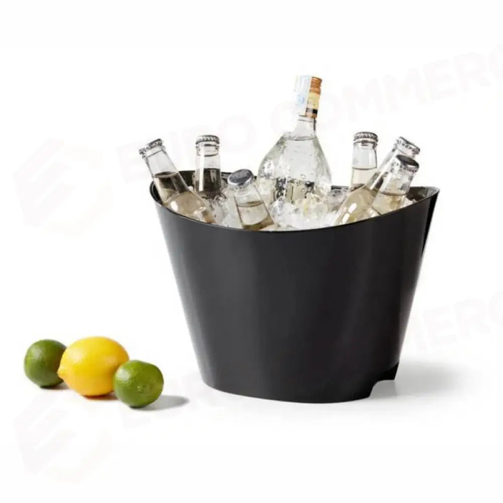 SECCHIELLO CHAMPAGNE ACRILICO OLVALE NERO 32,5X23,5 H 22 - 340-911 - KAREL - Attrezzatura