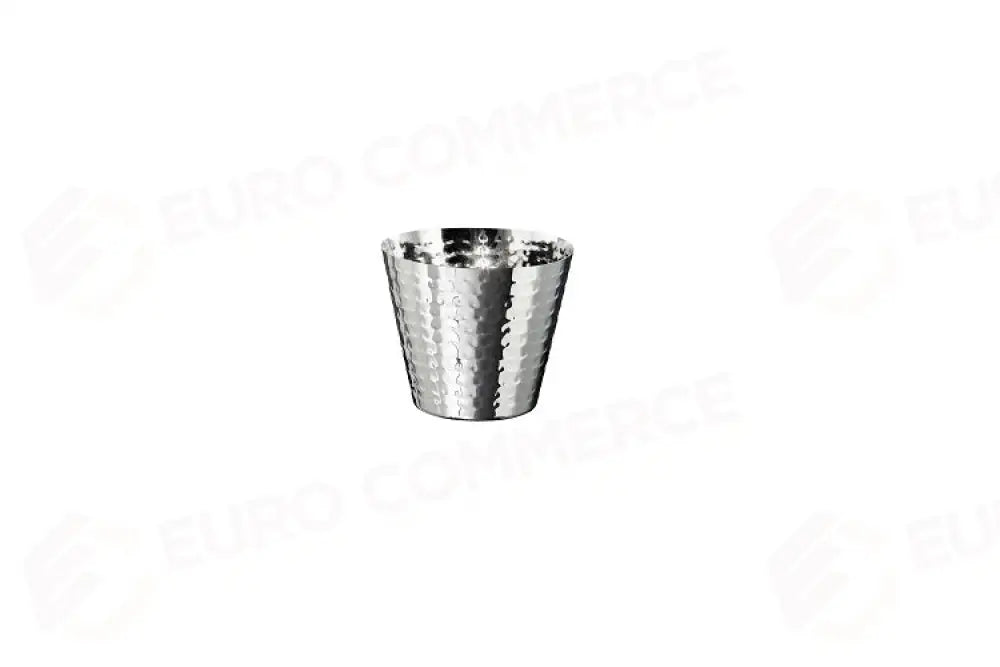 SECCHIELLO IN ACCIAIO MARTELLATO ACCIAIO - Ø10,8X8 CM - 500 ML - P2125 - LEONE - ACCIAIO MARTELLATO