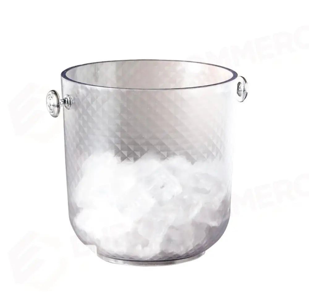SECCHIELLO PORTABOTTIGLIE 20.5 CM DIAMANTE TRASPARENTE SATINATO 8801 MC - 20140076 - MEDRI
