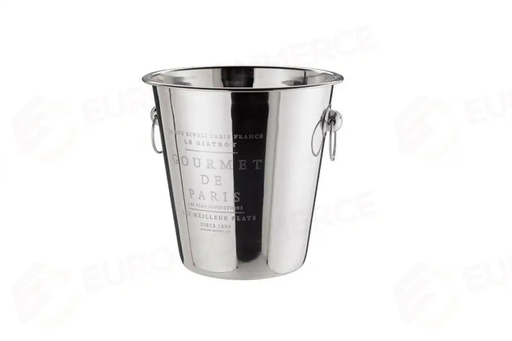SECCHIELLO PORTAGHIACCIO IN ACCIAIO ACCIAIO - Ø22X20 CM - 4 L - P1005 - LEONE - SECCHIELLI GHIACCIO E GLACETTE