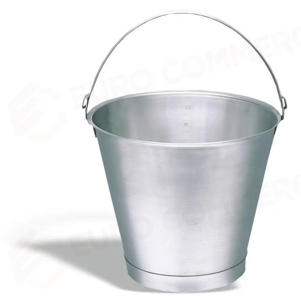 SECCHIO CON BASE GRADUATO IN ACCIAIO INOX 12 LITRI - 353-012 - KAREL - Attrezzatura