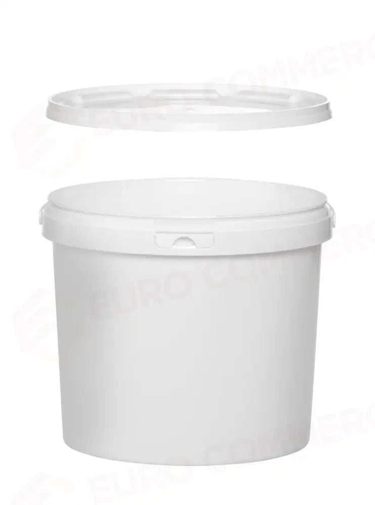 SECCHIO HENDI AREA DI STAMPA/ETICHETTATURA: 810X155 MM. 11,3L BIANCO Ø300X(H)230MM - 196007