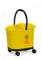 SECCHIO PER SCOPA HENDI 16L GIALLO 405X296X(H)340MM - 873397