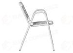 SEDIA CALIPSO IN ALLUMINIO - BIANCO