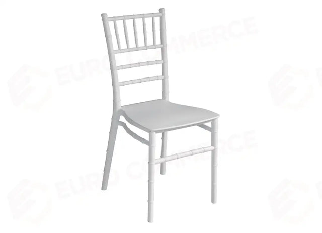 SEDIA CHIAVARINA IN POLIPROPILENE CON FIBRA DI VETRO - BIANCO - IMPILABILE CC55B - GREENWOOD