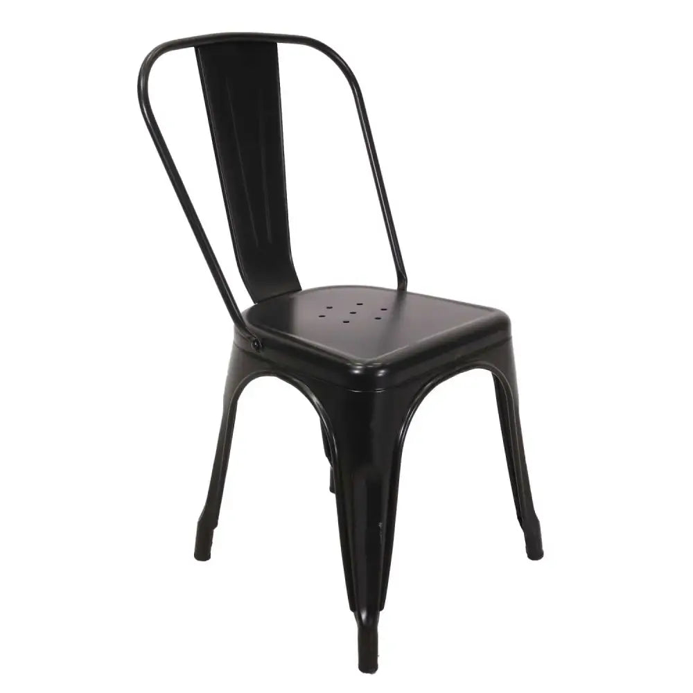 SEDIA FERRO NEW BRISTOL NERO CM43X43H45/84 - 8041800000 - VACCHETTI