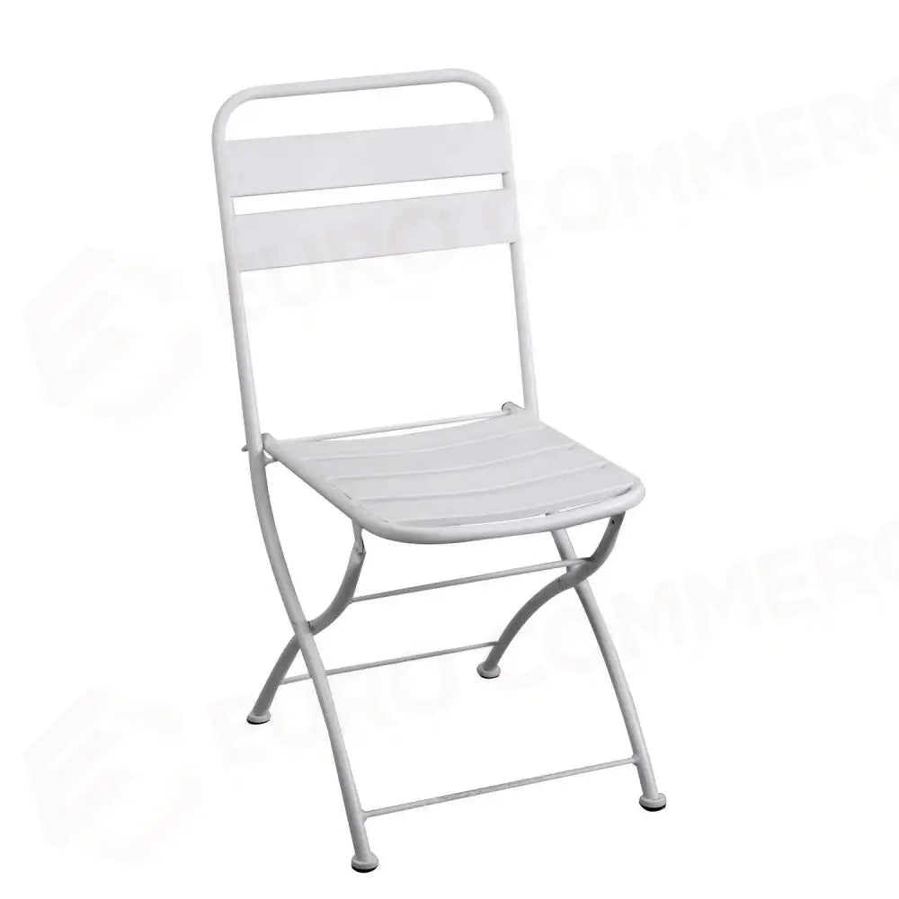 SEDIA METALLO ROVIGO PIEGHEVOLE BIANCO CM44X53H45/86 - 6458670000 - VACCHETTI