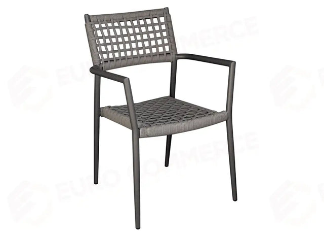 SEDIA PADOVA IN ALLUMINIO - WICKER ANTRACITE - ANTRACITE CC78GG - GREENWOOD