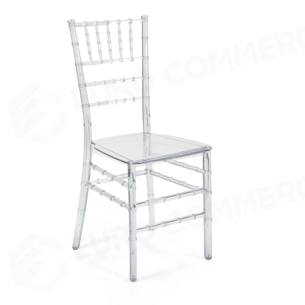 SEDIA POLICARBONATO CHIAVARI TRASPARENTE MONOBLOCCO CM46,5X41,5H90,5 - 2811240000 - VACCHETTI