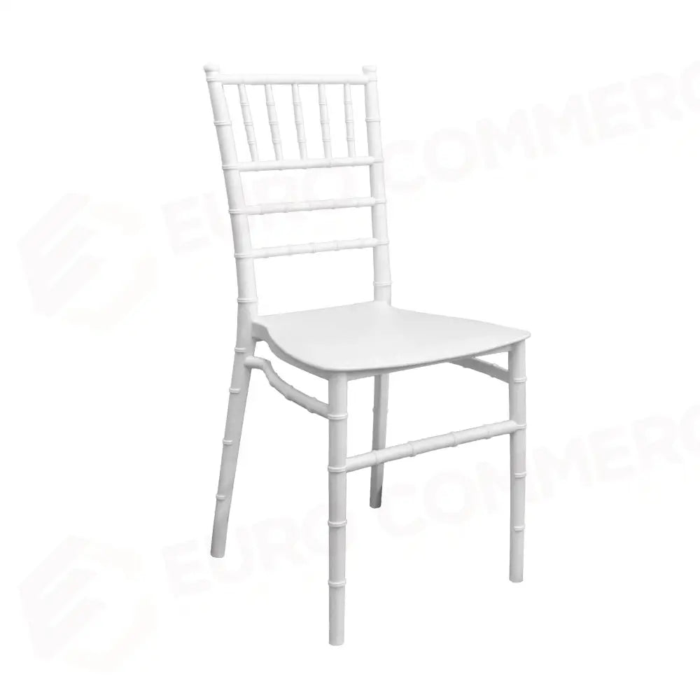 SEDIA POLIPROPILENE CHIAVARI BIANCO CM40X43H90 - 28066300BI - VACCHETTI